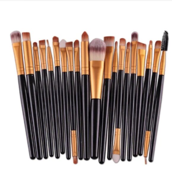 Brand New 20 Pieces PCS Soft Makeup Brush Set Eyeshadow Foundation Beauty Tools - Picture 1 of 4